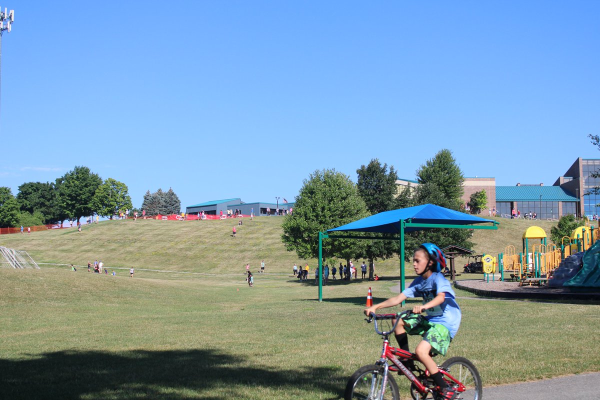PerintonRec's tweet image. The 10th Perinton Youth Triathlon was a huge success as a packed field of young athletes beat the heat at Center Park Saturday. The event is co-presented by Towpath Bike and the Town. Sponsors include Summit, MVP Health, GVPT, Butterfly Kids Yoga, Wegmans &amp;amp; Newark Family Dental.
