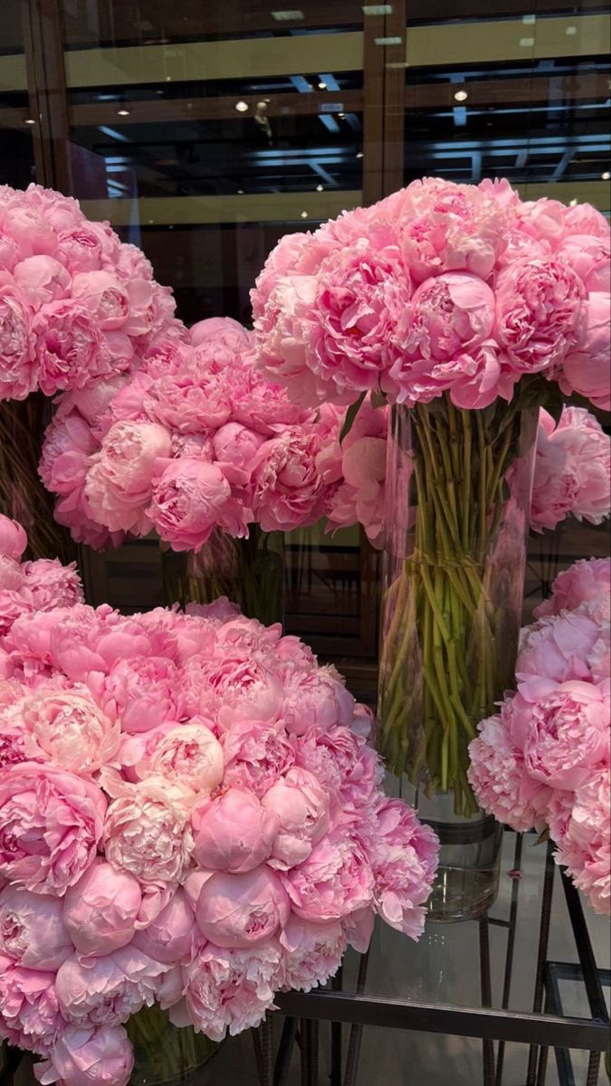 Pink peonies