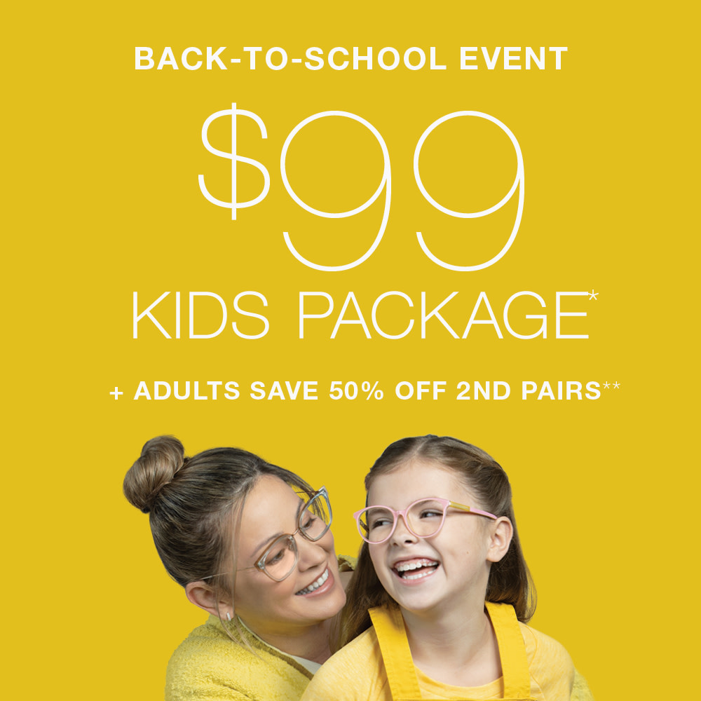 2020ImageEye's tweet photo. For a limited time, select kids' packages are just $99! Plus, take 50% off second pairs of adult eyeglasses. Contact us for details and call or schedule your appointment online! https://t.co/A7Y6ebAsmA https://t.co/YkWtRphgQB