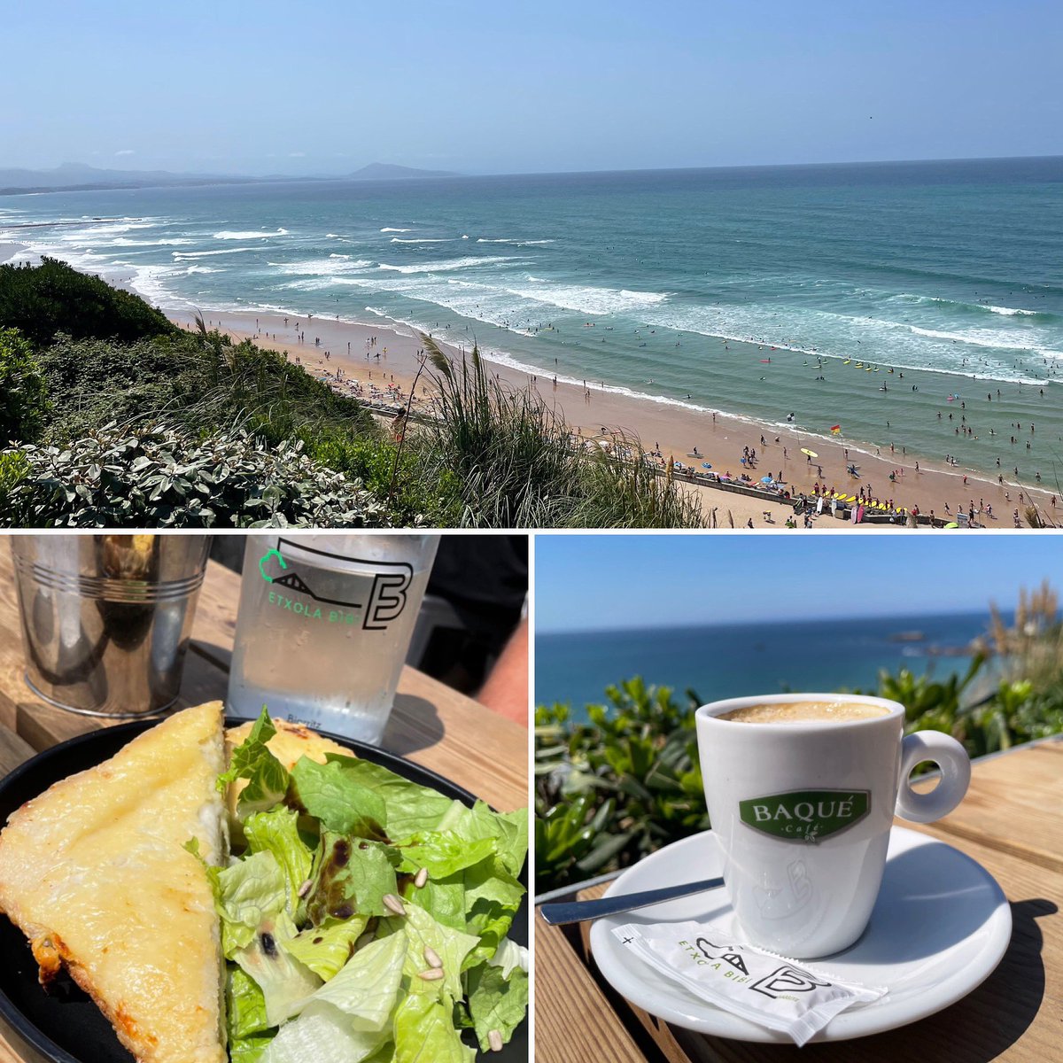 AnthonyMaubert's tweet photo. Un cadre idyllique pour un bon déjeuner 🤩👌
#biarritz #cotedesbasques #etxolabibi #dejeuner #beautiful #sudouest #paysbasque #ocean #surf https://t.co/5YNY2rvAd7