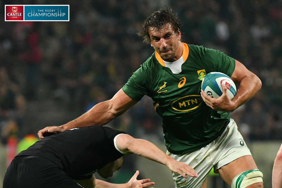 Springboks's tweet photo. 😬 This is proper Test rugby.
#StrongerTogether #StrongerForever #RSAvNZL #CastleRugbyChampionship https://t.co/YuuzpdycL3