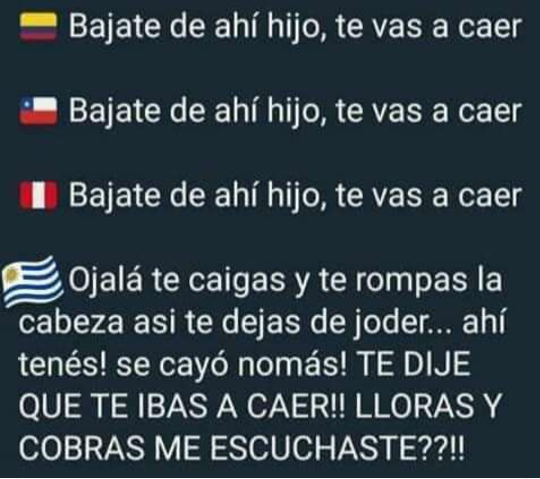lacanariauy's tweet photo. Jajaja😂😂😂😂😂😂 tannn yo 😬🙈🙈🤣🤣🤣🤣🤣🤣🤣🤣🤣🤣 https://t.co/ECJvRNCMRy
