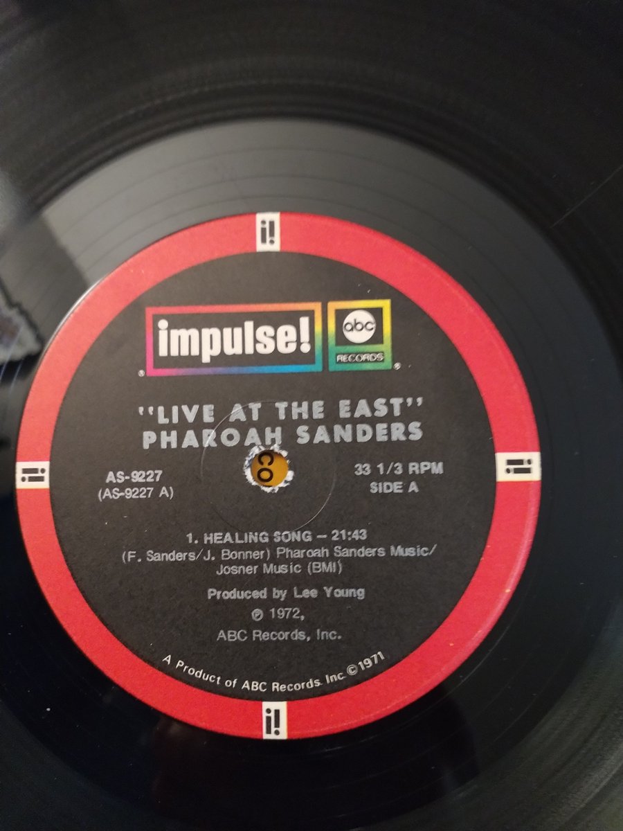 This record. This song. Is like a smooth iced green tea. #pharoahsanders is amazing. #wegotthejazz #jazz #healing #impulsejazz