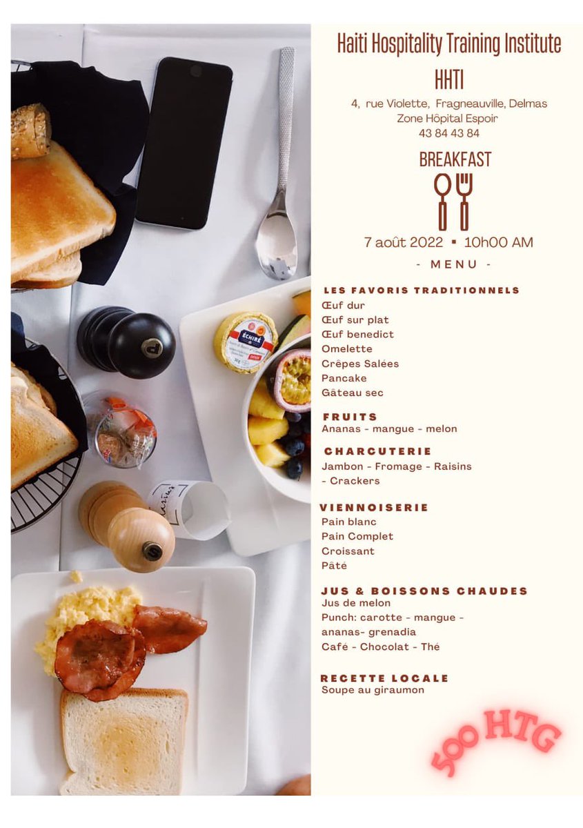 isaacaltidor's tweet photo. #Remember
Demain matin a 10:00 AM
Map tann nou nan @TrainingHaiti
#500Gdes #Buffet #Delmas75 #Breakfast https://t.co/okAgRluLUM