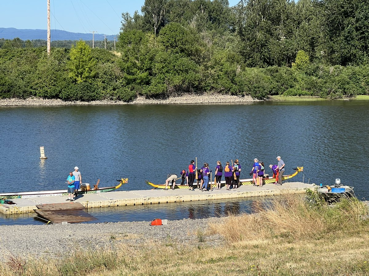 Volunteering for the Paddle for Life races-so much fun!❤️