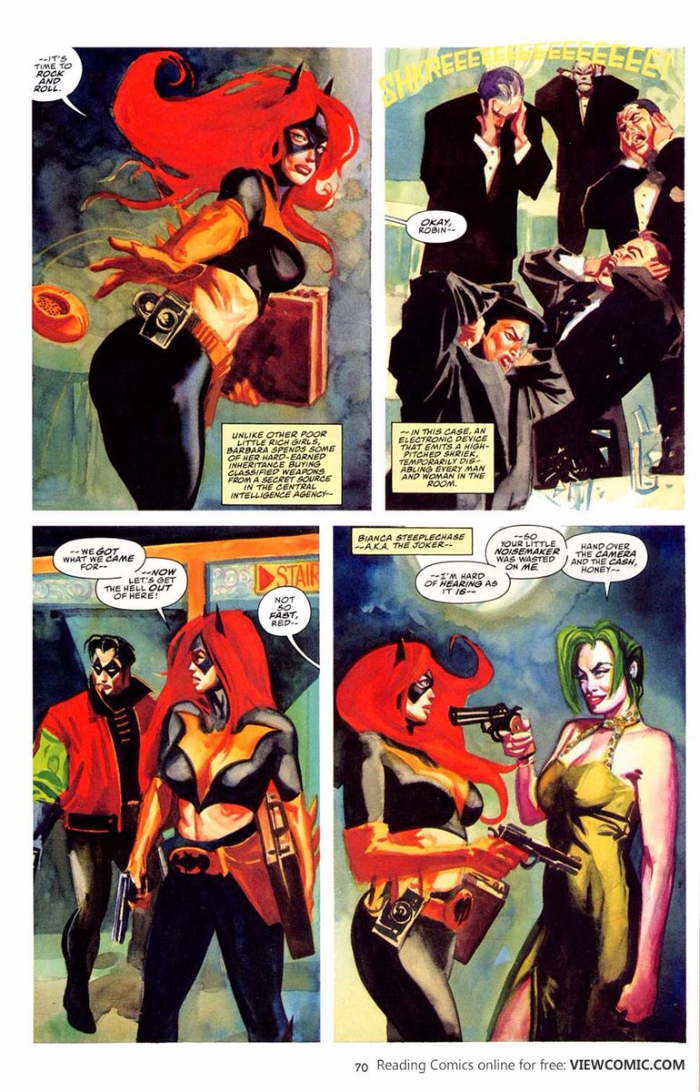 Continuing my rockabilly kick and thinking about @danbrereton_art &amp; Chaykin's BATMAN ELSEWORDS series 
