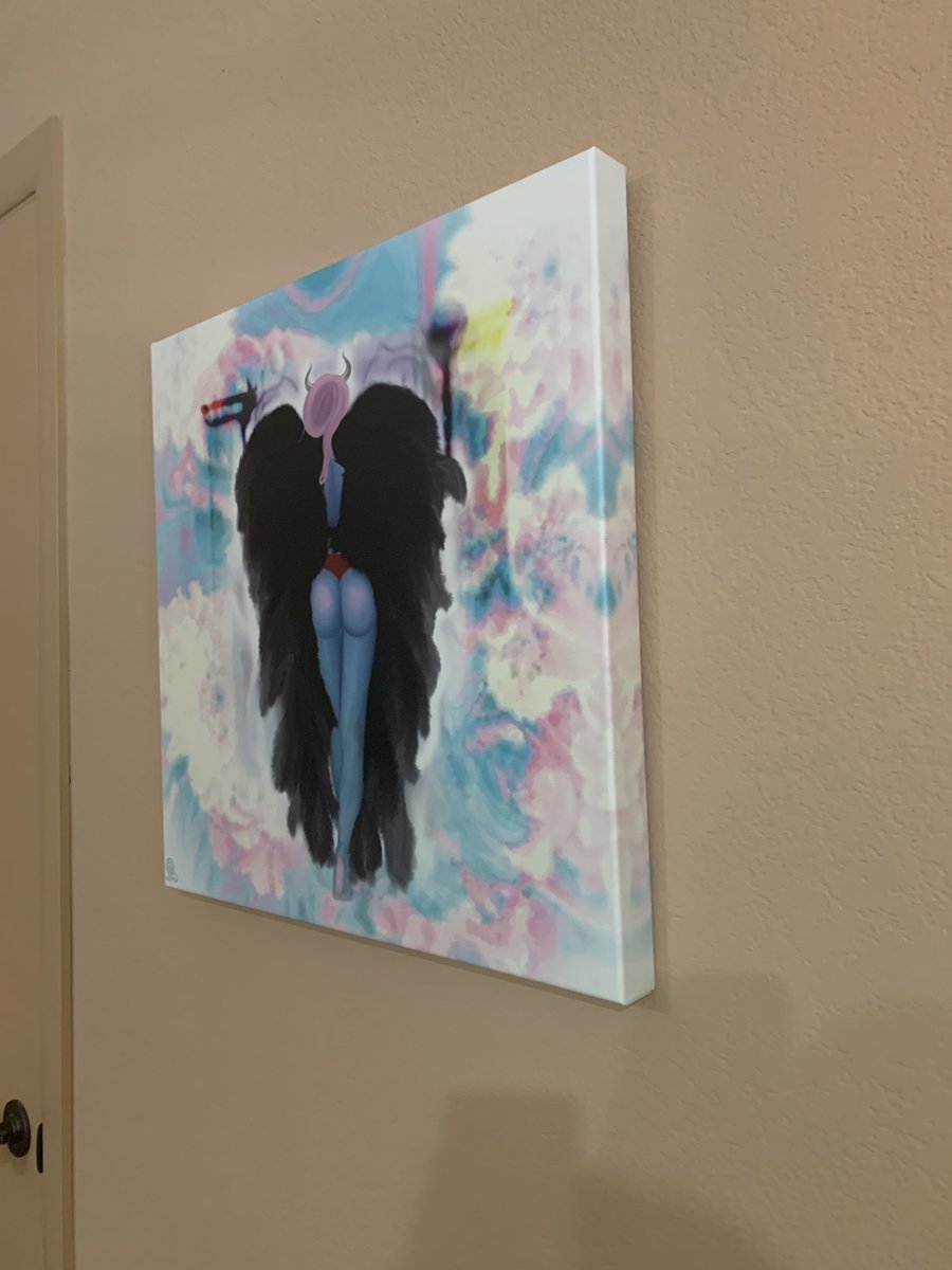 llalypop's tweet photo. (2/2) Doesn't she look lovely, pictures don't do it justice @NFTouchable 🖤 #demonart #digitalpainting #demonnft https://t.co/9kYt1xnnRG
