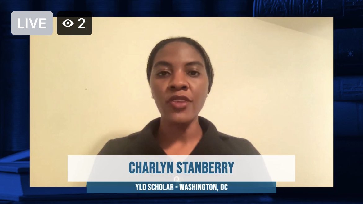 nba_yld's tweet photo. Thank you #NBAYLD Member &amp; @nationalbar BOG Member, Charlyn Stanberry, for acknowledging the labor contributions of enslaved people at the #YLDAssembly. https://t.co/GNCq2s55Nv