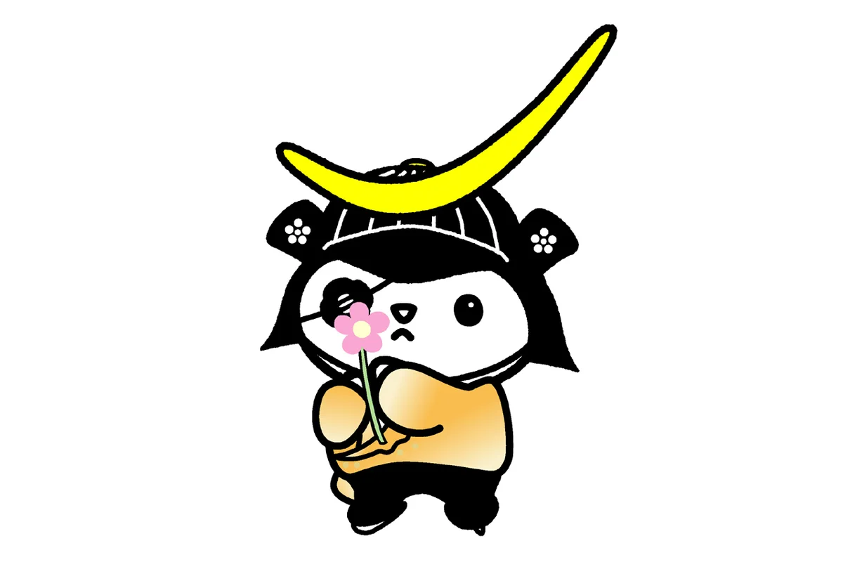 衣装に注目！ねこまさむねが、お花をプレゼント！