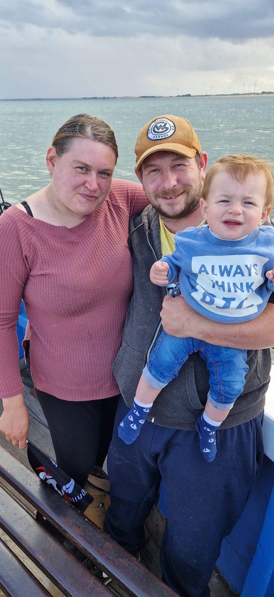 CarrieMReeve's tweet photo. Spent a family afternoon out at petting farm then went on a boat ride and dinosaur fun house, lucifer wasn’t sure what to do when he saw a dinosaur 🤣🤣 https://t.co/M994zLV7eV