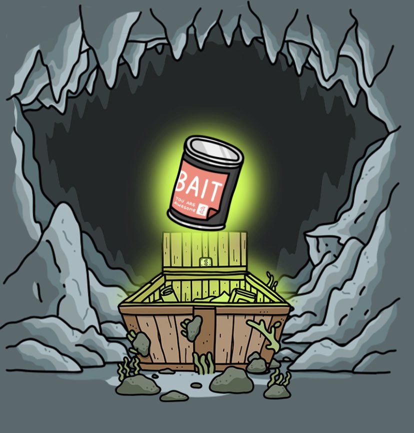 Us pirates got some $BAIT. Time to catch some creatures. #bait #fishyfam <a href="/fishyfamNFT/">Fishy Fam</a>