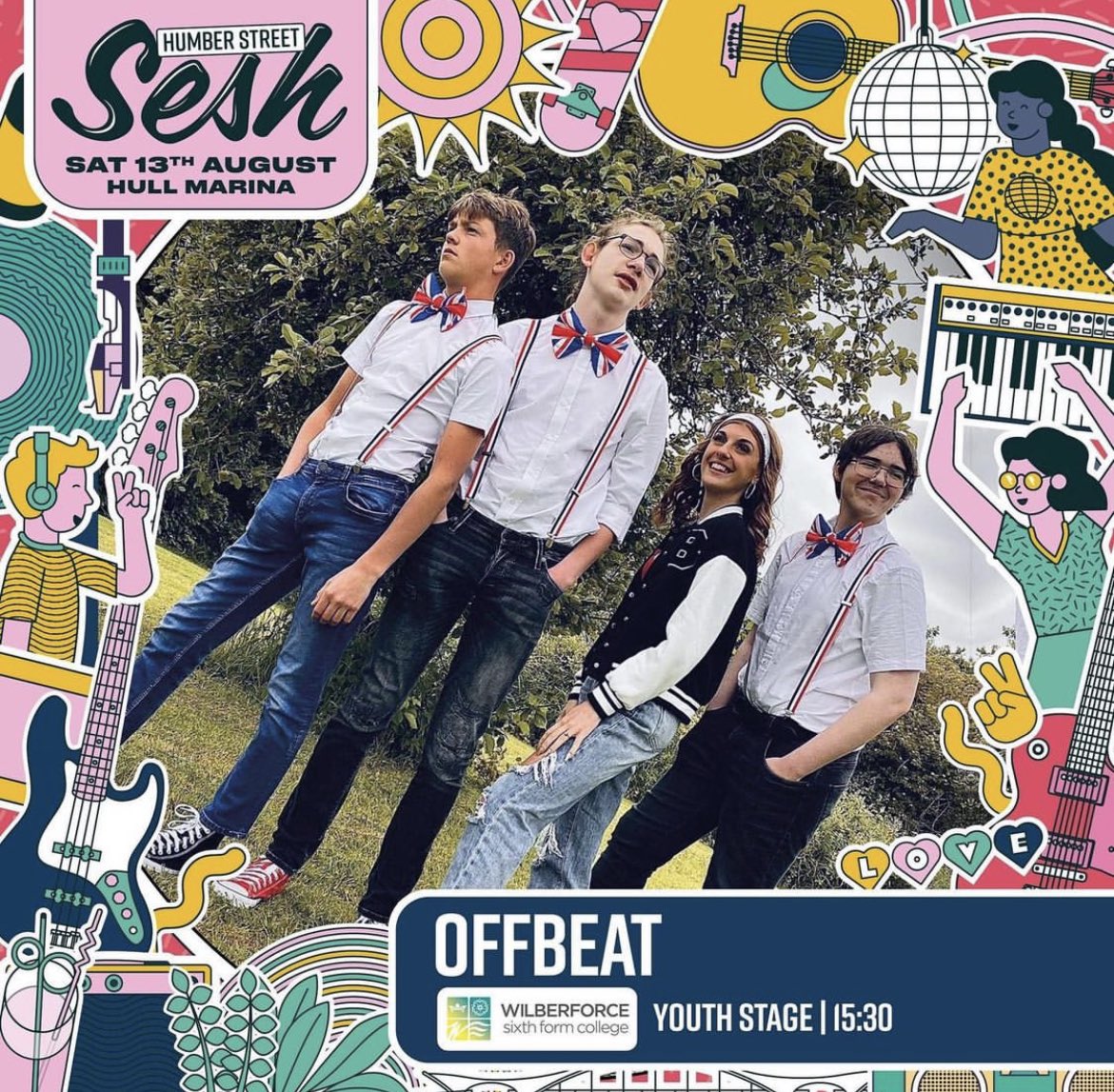 Offbeatband's tweet photo. ⚠️THIS IS YOUR ONE WEEK WARNING⚠️
🔥We are just one week away from our biggest performance this year as we take to the stage @HumberStSesh 
Get your vocals warm and find your dancing shoes as this will definitely be a gig to remember ‼️
Get your ticket now https://t.co/6pLSkV3sPQ https://t.co/ihPNQmLTt8