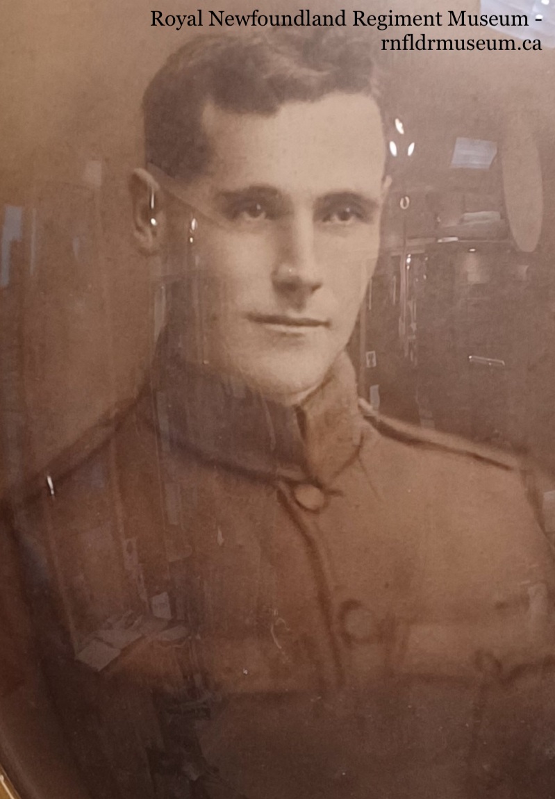 "Sergeant James Dunphy (#3364) was a fisherman and sailor from Tors Cove, Newfoundland. He enlisted on December 26th, 1916..." 

rnfldrmuseum.ca/sergeant-james…