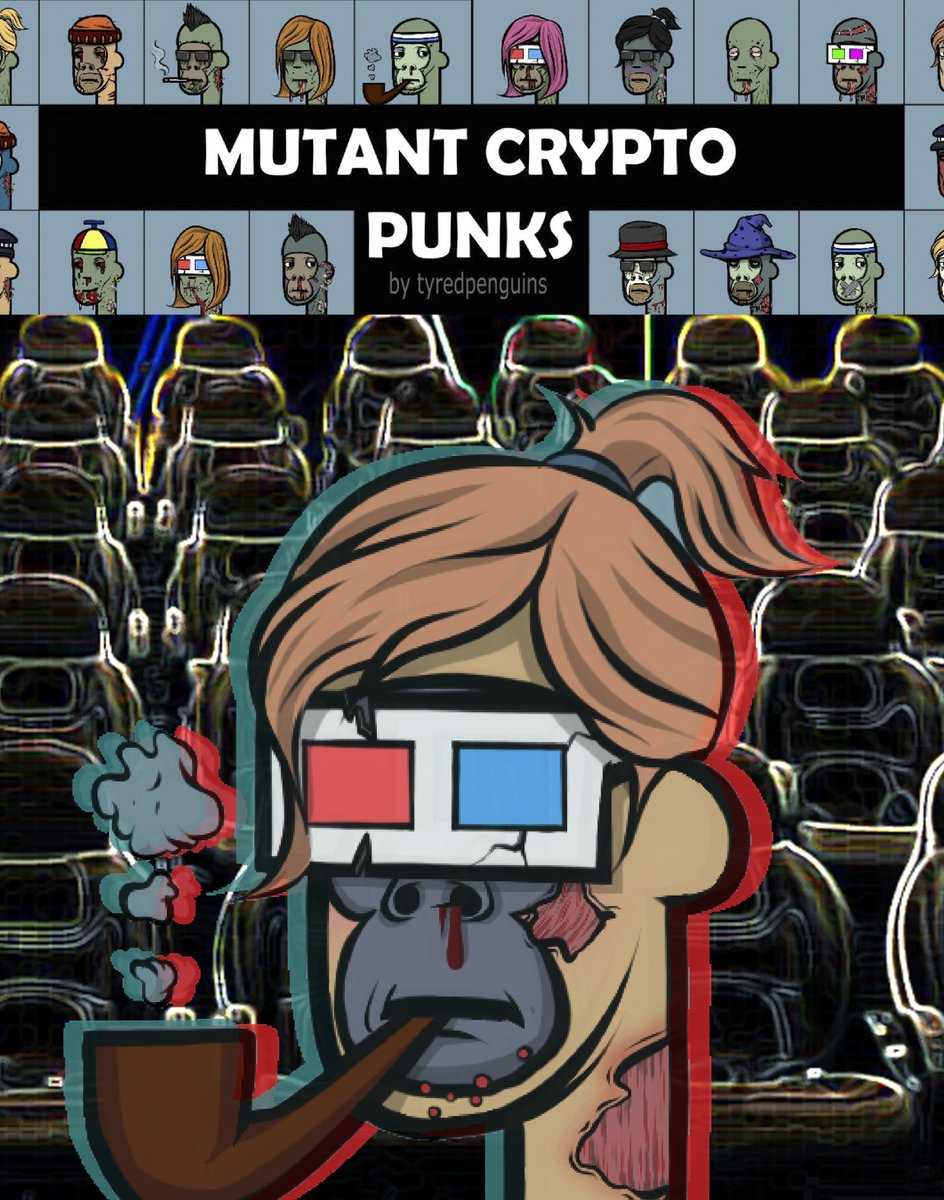 BHlrqahExrjiHFQ's tweet photo. I watch an exciting movie!

Mutant Crypto Punk
Collection available on OpenSea!
Click here👉 https://t.co/kkxY6IXeqX
11.3 ETH total volume   price from 0.001 ETH ($1.69)
#Mutantcryptopunks @TyredPenguins #opensea https://t.co/L6cwunL6Hi