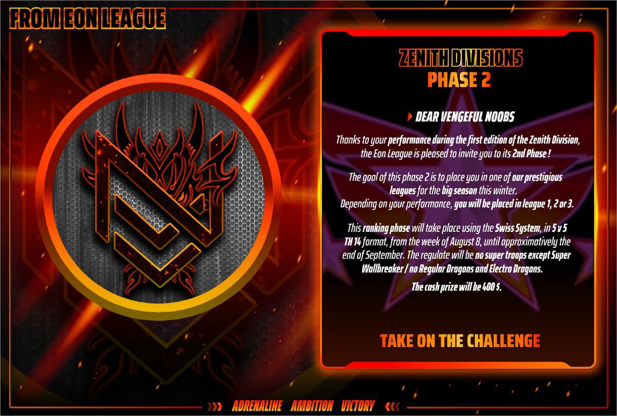 Thank you for the invitation <a href="/EonLeagueOff/">Eon League</a>! 🔥