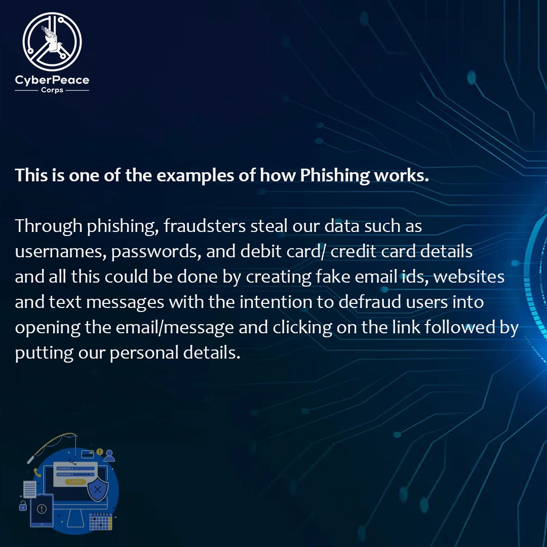 cyberpeacecorps's tweet photo. During the first quarter of 2022, 23.6 percent of #Phishing attacks worldwide were directed toward financial institutions. Here are a few tips to help you identify phishing emails/messages and #BeCyberSure.
#CyberPeace☮️ #CyberSecurity https://t.co/oe3aeCAnjX
