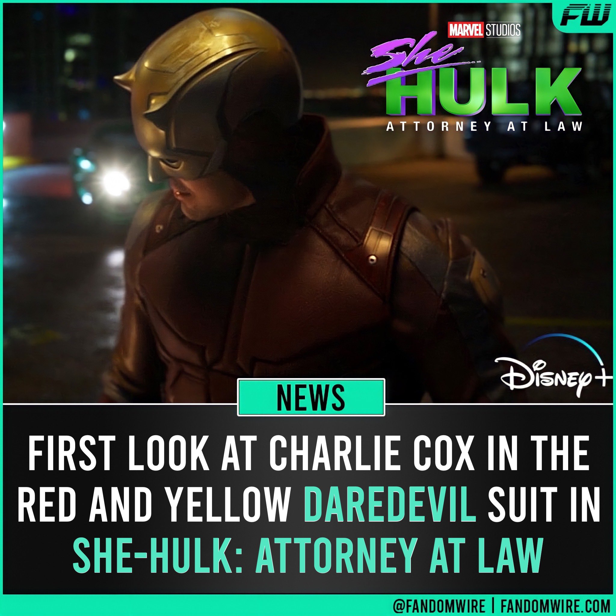 FandomWire on Twitter: "What do you think of the new #Daredevil costume?  #shehulk https://t.co/dMyxzyt3js" / Twitter