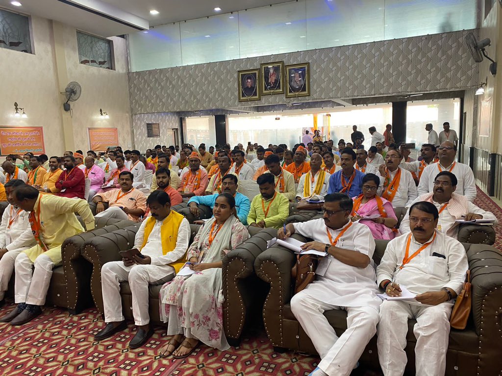 मथुरा में आयोजित भाजपा अनुसूचित जाति मोर्चा प्रदेश प्रशिक्षण वर्ग को संबोधित किया