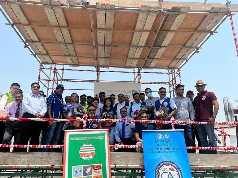 ICRF Thirst Quenchers Team visited Sitra Worksite today with Water, Fruits and Biriyani. Thanks to BCICAI and Manav Dharma Sena #indiainbahrain