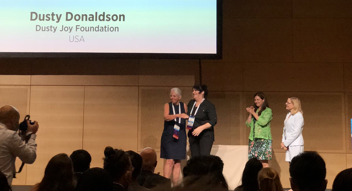 Congratulations to Dusty Donaldson for winning the 2022 <a href="/IASLC/">IASLC</a> Patient Advocacy Award.  We really appreciate her tremendous efforts and leadership!! This is her foundation’s website: dustyjoy.org #WCLC2022 #WCLC22 #lungcancer <a href="/dustywater/">Dusty Joy Donaldson</a>