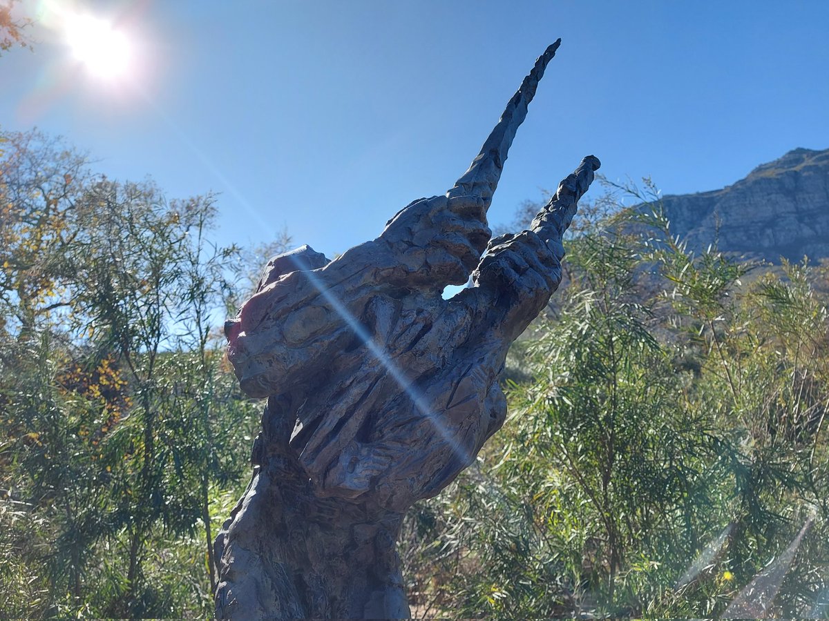 GermanyCapetown's tweet image. I highly recommend to visit Dylan Lewis Sculpture Garden in Stellenbosch. It is such a fantastic place. Magnificent pieces of art against the backdrop of the mountains and fynbos.
🇿🇦 is so overwhelmingly beautiful...