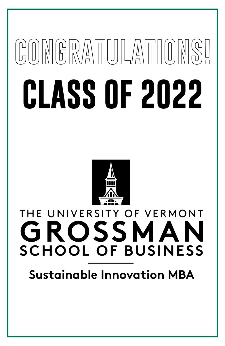 UVMBizSchool's tweet photo. Congratulations to the @UVM_SI_MBA class of 2022. Enjoy your inauguration today!

#graduation #studentsuccess #mba #greenmba #UVM #UVMBiz https://t.co/AwqeC6c0tg