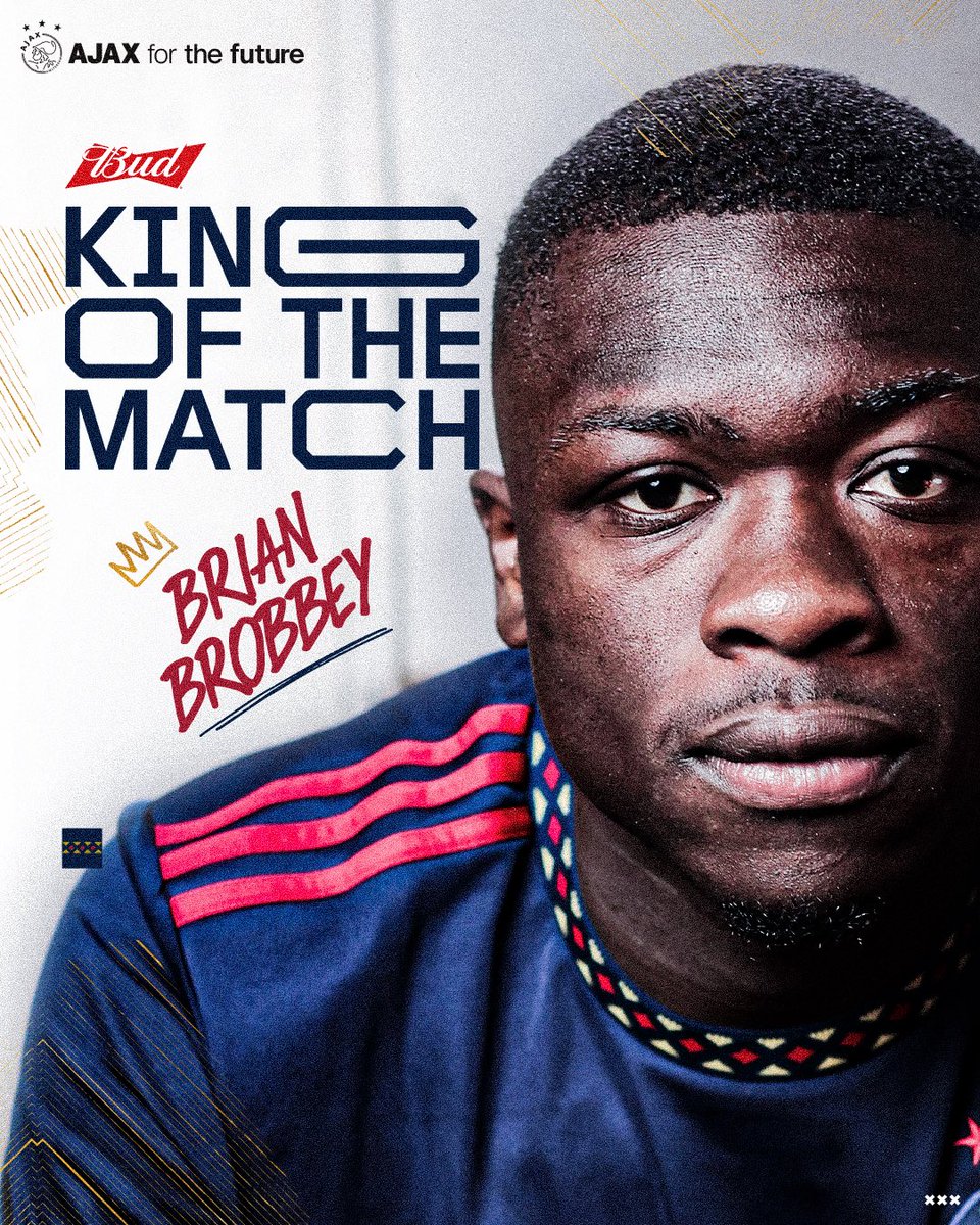 AFCAjax's tweet photo. King Brobbeast 😮‍💨

#KingOfTheMatch https://t.co/U0BFZ1v0vU