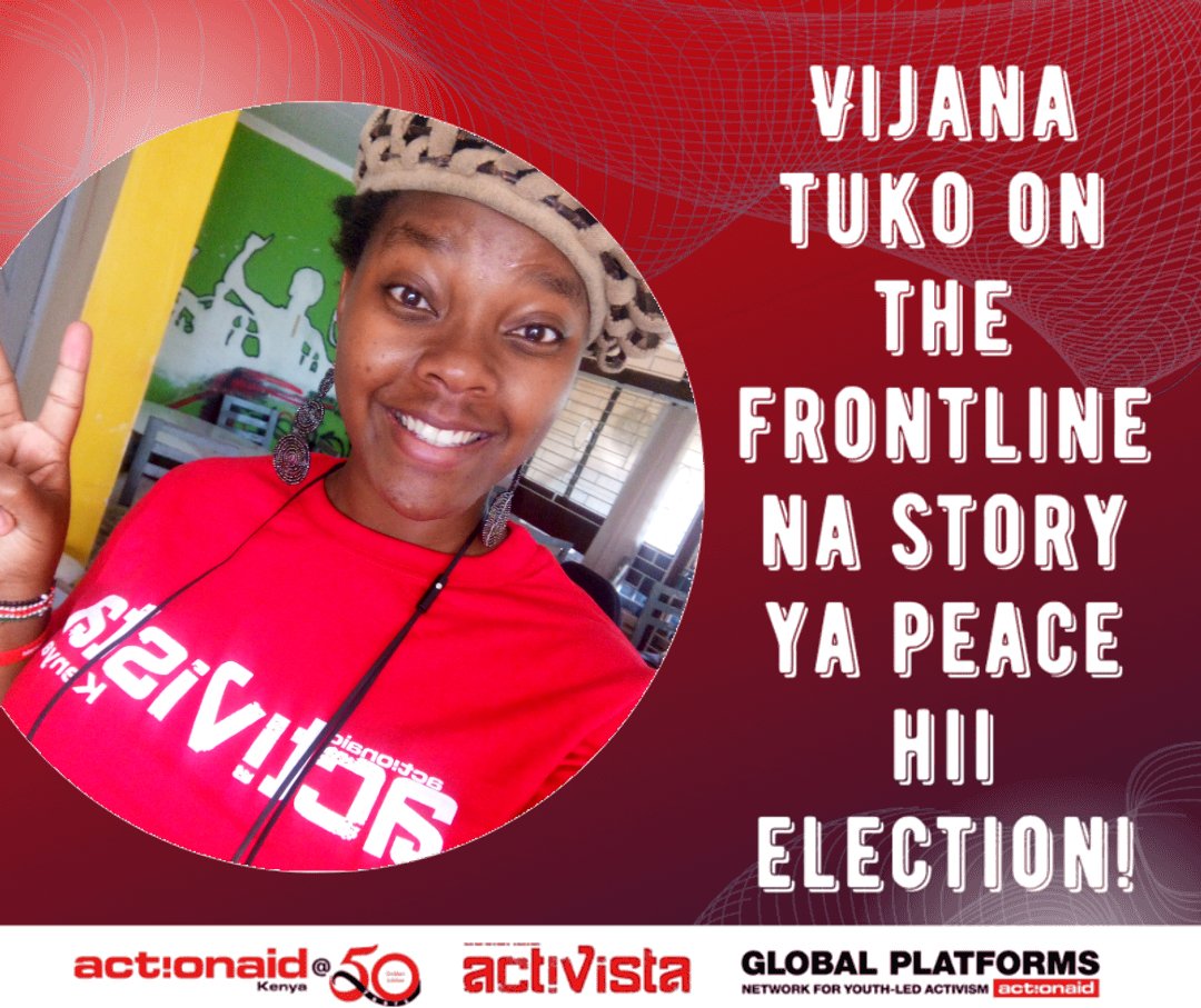 The sensitivity and the sustainability of peace in our country, counties, societies and home  is in our hands Be it before ,during or after the Election.Tuendlee Kutimiza Amani at all levels
#MbogiYaAmani 
@ActivistaNai
@Activista_031
@ActivistaGsa 
@GP_Kenya
@ActionAid_Kenya
