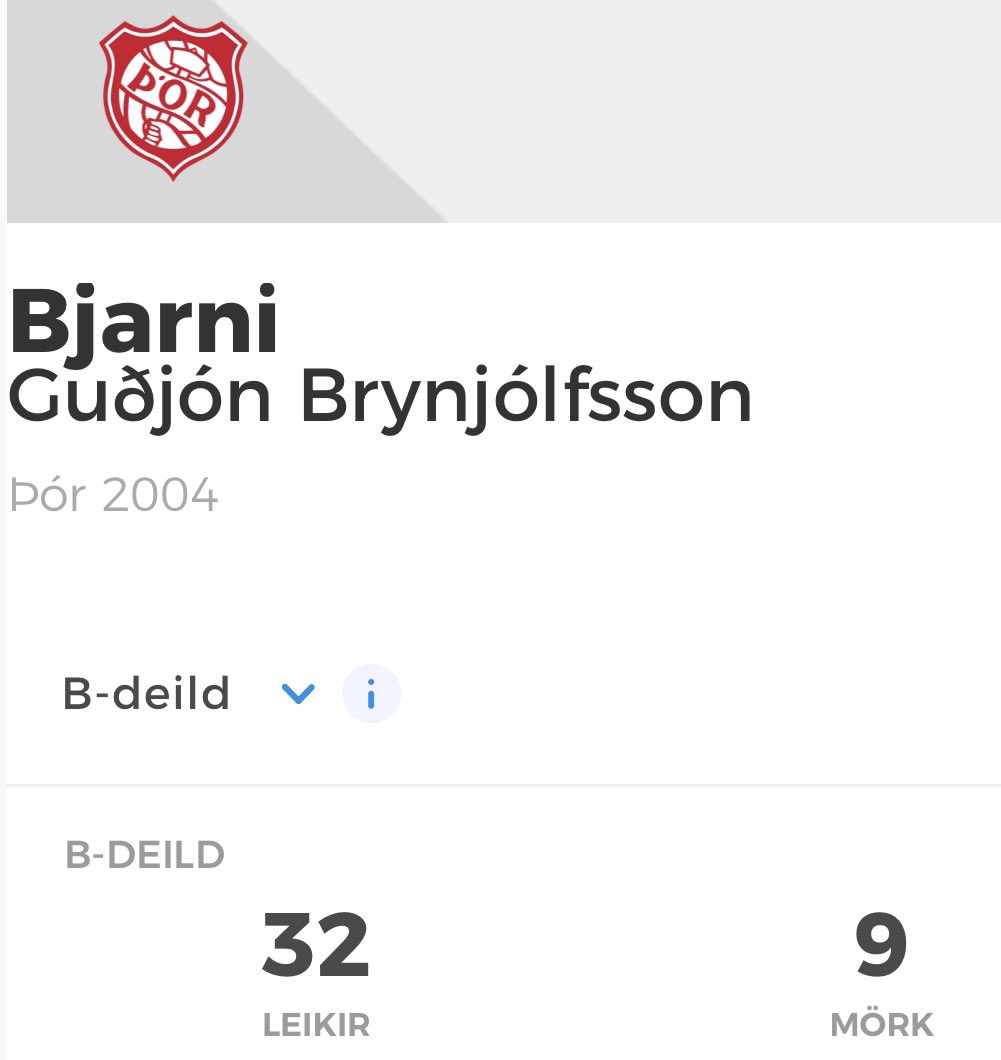 Þetta er helvítis spilari ⚪️🔴