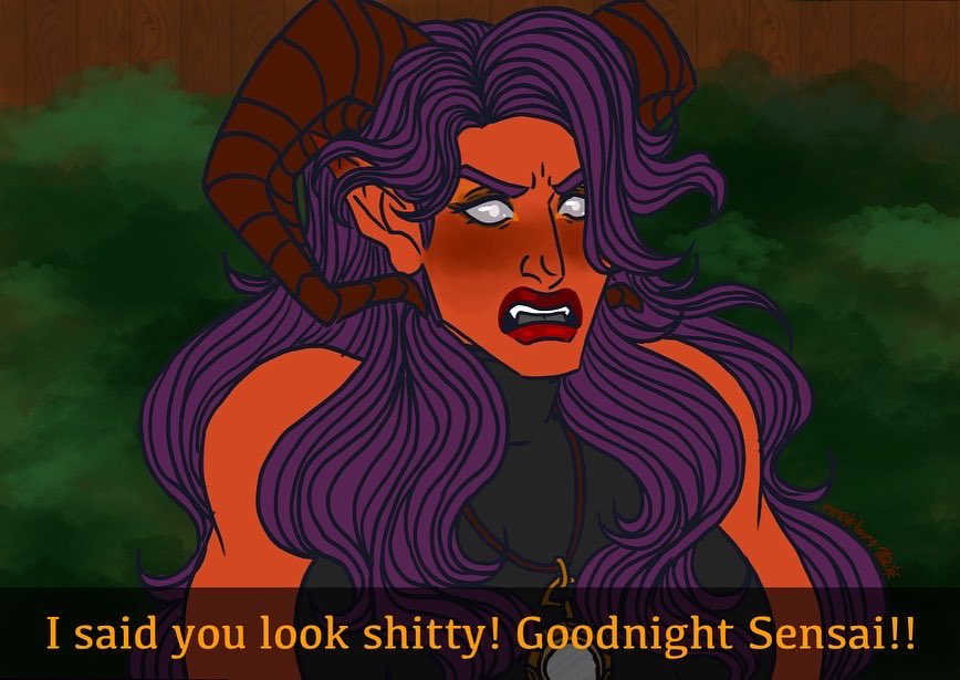 artresol's tweet photo. [repost] the fact that valza was able to lock him down w/ this behavior is the greatest mystery of our age 😳😔💖 #dnd #tiefling #DnDcharacter #ttrpg #dnddrow https://t.co/RoooGJI1Cv