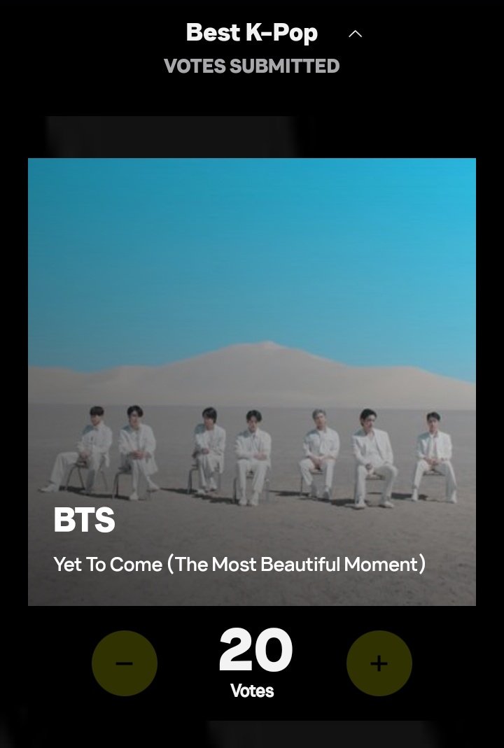 Anya_fangurl's tweet photo. POWER HOUR #BTSFORVMAs 

best k-pop (yet to come – bts)
best metaverse performance (minecraft – bts)

🗳: https://t.co/VrdFrypQOI https://t.co/xgnnySCmwi