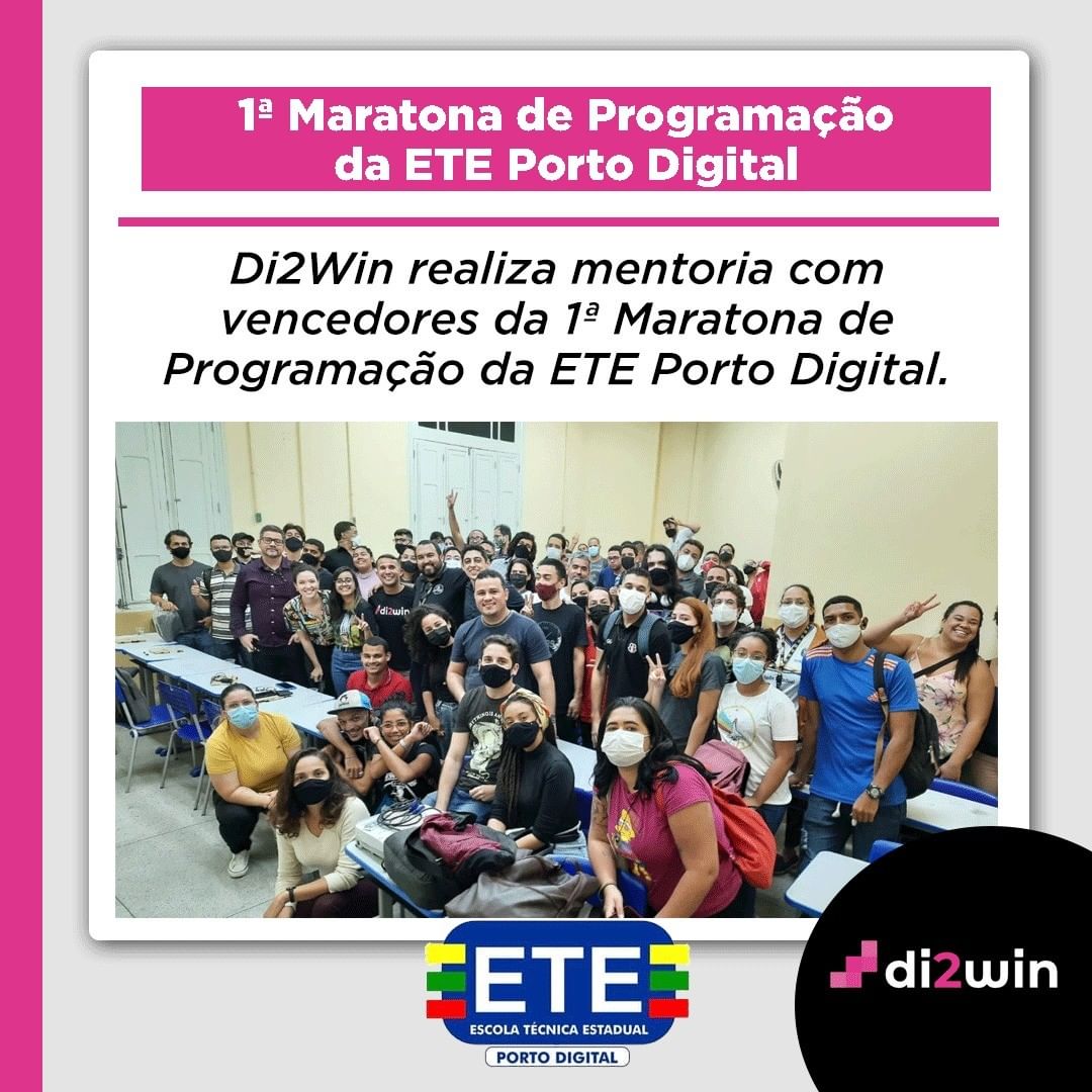 romulodandrade's tweet photo. Ontem, apoiei a Primeira Maratona de Programação da Escola Técnica Estadual (ETE) Porto Digital que aconteceu até o dia 5 de agosto (sexta-feira) na instituição de ensino. Durante o evento, os alunos participantes desenvolvem soluções, protótipos e MVPs (Produto Mínimo Viável). https://t.co/U78ZyXvDy4