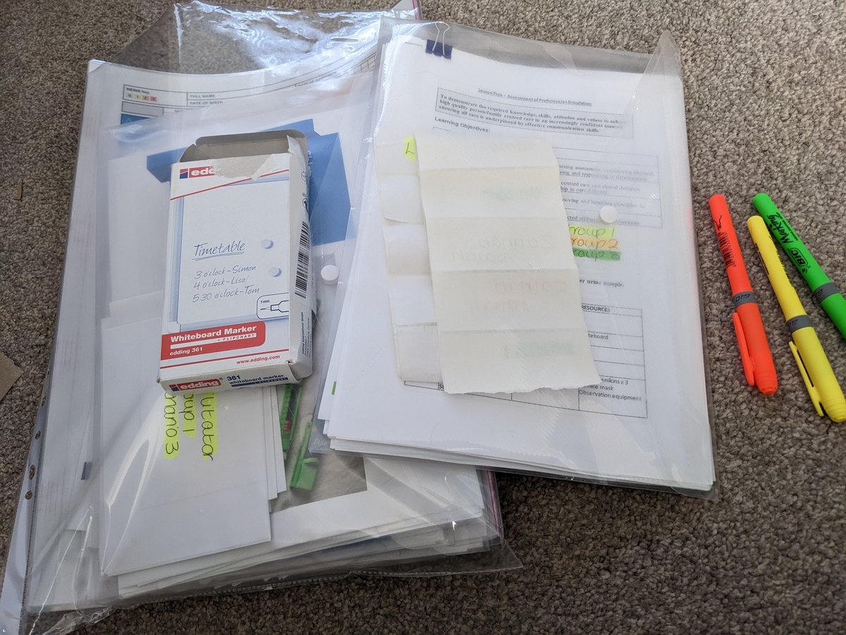 ljormandy's tweet photo. Prep all done for tomorrow's SIM session with our international student - it's going to be a good one! โบ๏ธ @UCLanNursing @UCLan #simulatedlearning #ourfuturenurses https://t.co/wHFAiQirKG