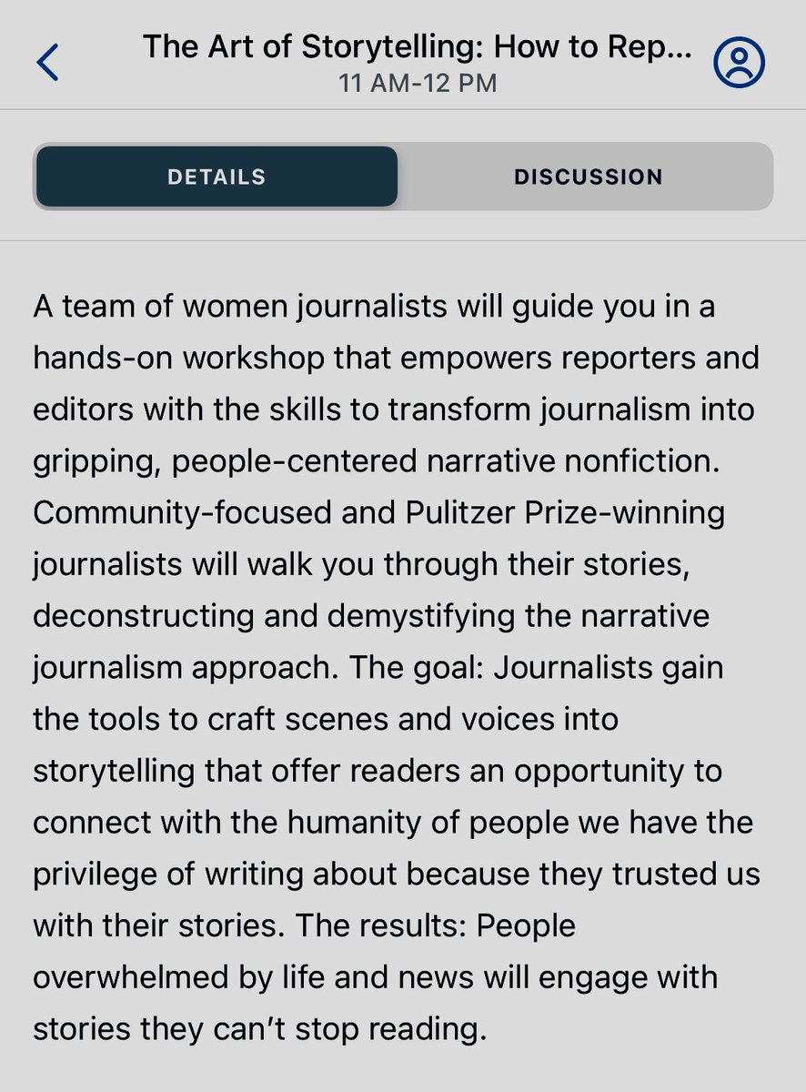 ✍🏽Bring your cafecito for a cool conversation with <a href="/JNicoleNews/">Jiquanda Johnson</a> <a href="/andreafelliott/">Andrea Elliott</a> <a href="/weldonjohnson/">Weldon Johnson</a> and me. The Art of Storytelling: How to report and write human-driven narrative nonfiction. Today at 11 a.m./Pompeian Ballroom I. We'll have fun, share tips, answer your ?s. #NABJNAHJ22
