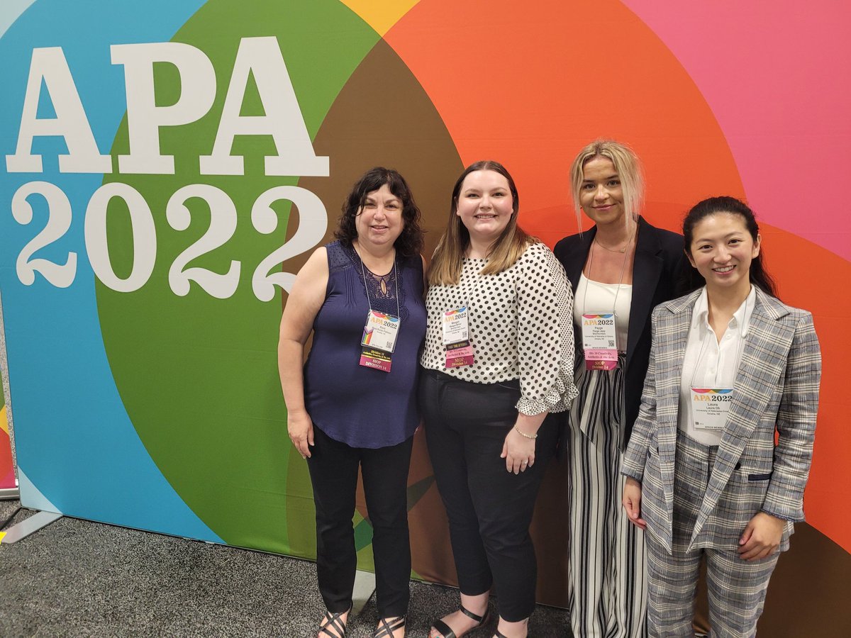 RRPcreativity's tweet photo. Had a great time at #APA2022 with @iopsyc_uno students. Great presetations and good to see everyone @SIOPtweets @APADivision10 https://t.co/ArQVXyJ4nS