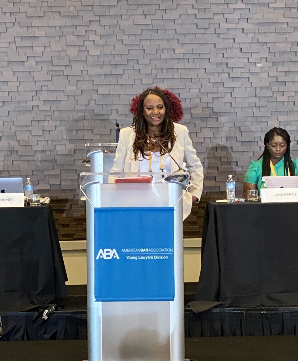 ABAYLD's tweet photo. Welcome ABA President-Elect Deborah Enix-Ross! @abapres_elect  #YLDAssembly https://t.co/kp3wuCDpNy