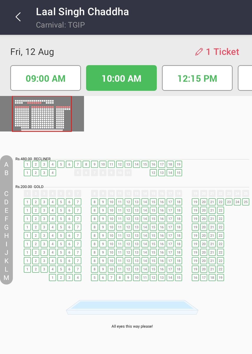 vijaygajera's tweet photo. Can you see the pattern again?

It's corporate booking to make a movie artificial house full!

This is corporate bookings of #LalSinghChaddha https://t.co/c6MZfhS0hM