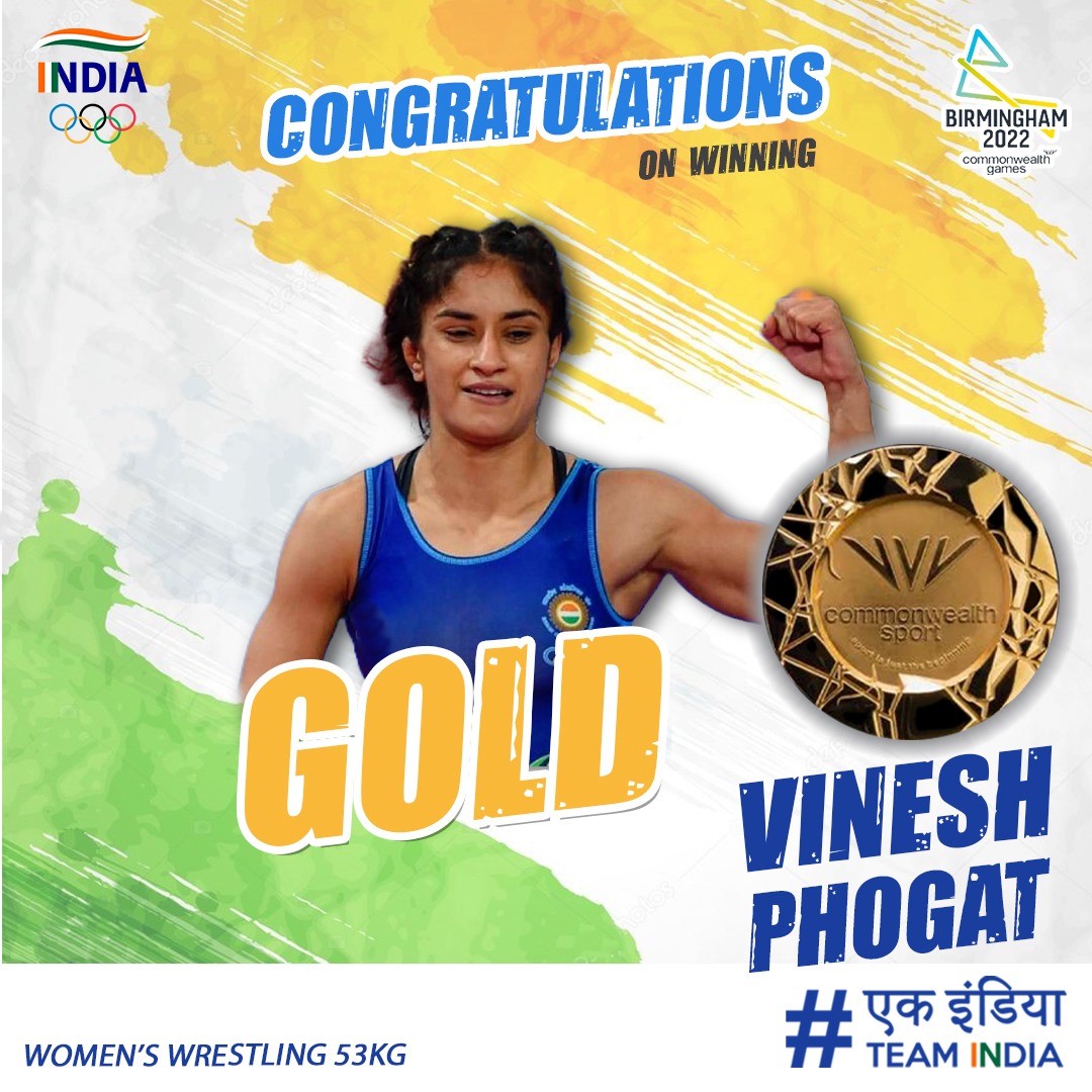 Narendra Modi on Twitter "Today’s Gold medal won by Phogat_Vinesh is very special. She is one