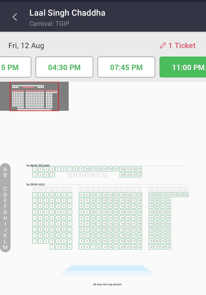 vijaygajera's tweet photo. Can you see the pattern again?

It's corporate booking to make a movie artificial house full!

This is corporate bookings of #LalSinghChaddha https://t.co/c6MZfhS0hM