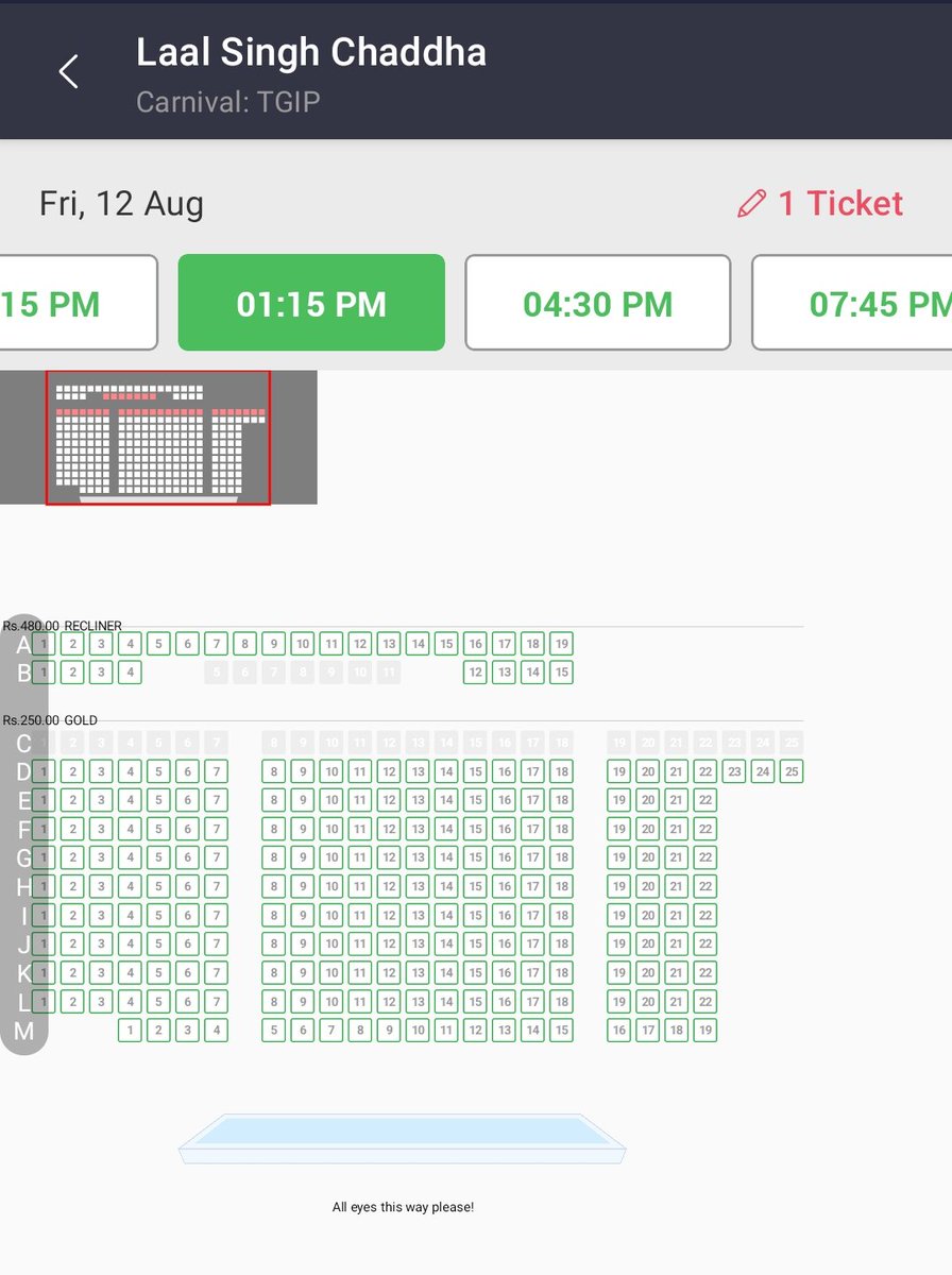 vijaygajera's tweet photo. Can you see the pattern again?

It's corporate booking to make a movie artificial house full!

This is corporate bookings of #LalSinghChaddha https://t.co/c6MZfhS0hM