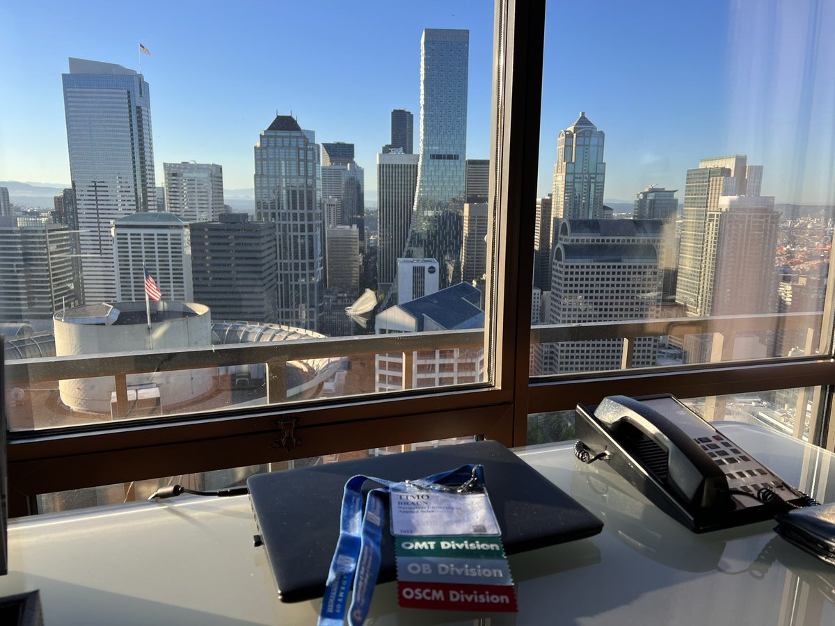 ProfBraunPM's tweet photo. After three years break I am very happy to attend the #AOM2022 conference in Seattle. Looking forward to meeting my scientific community and to having intense discussions! https://t.co/vl0zDVsWQL