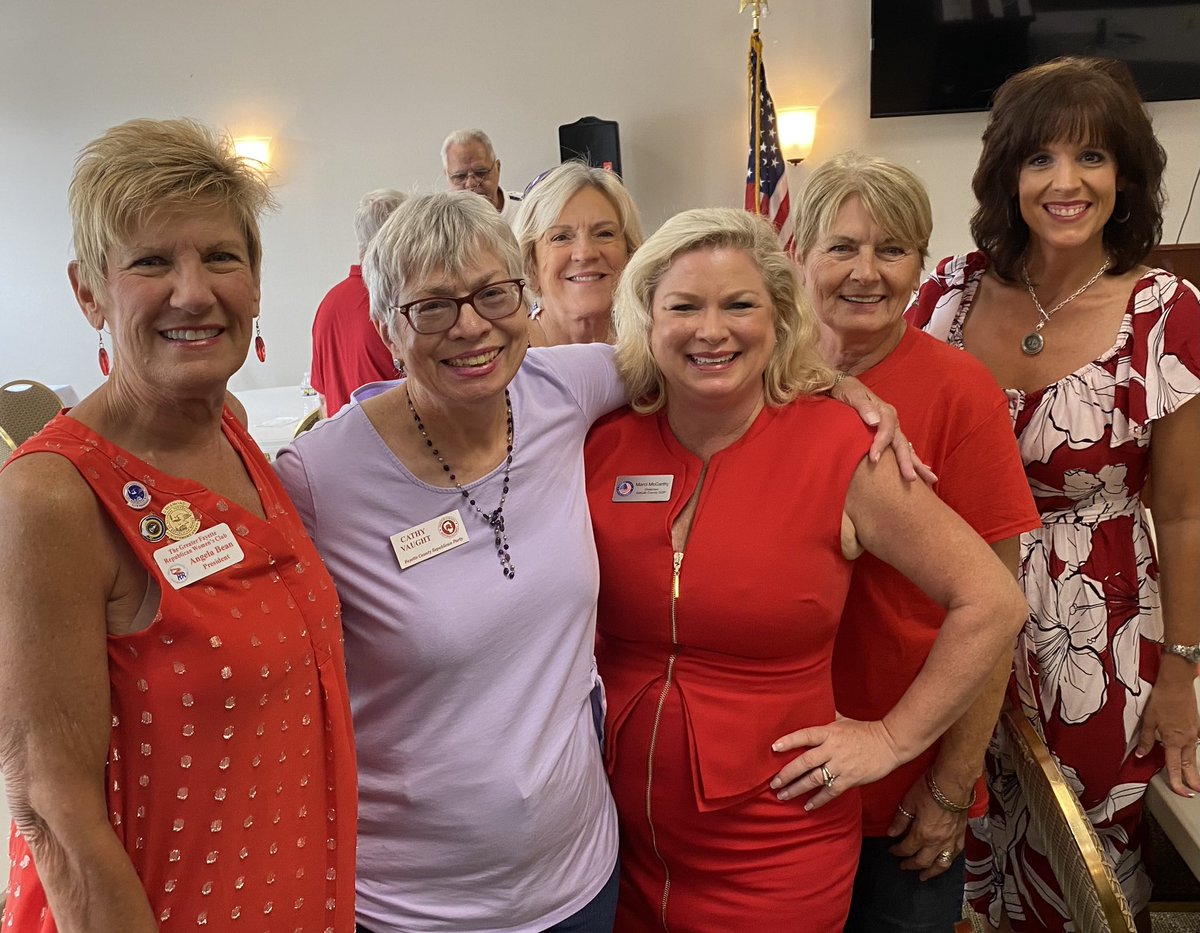 MarciMcCarthyUS's tweet photo. Thank you Fayette Republicans for the warm welcome and for the opportunity to talk about restoring FITness - Faith, Integrity &amp; Trust in our elections!  Many thanks to @Jenine4Georgia and @StefanC2020 for joining me! GOTV for the #RedTsunami, #KeepGARed &amp; to #VoteDeKalbRed https://t.co/5jUbrTWr8z