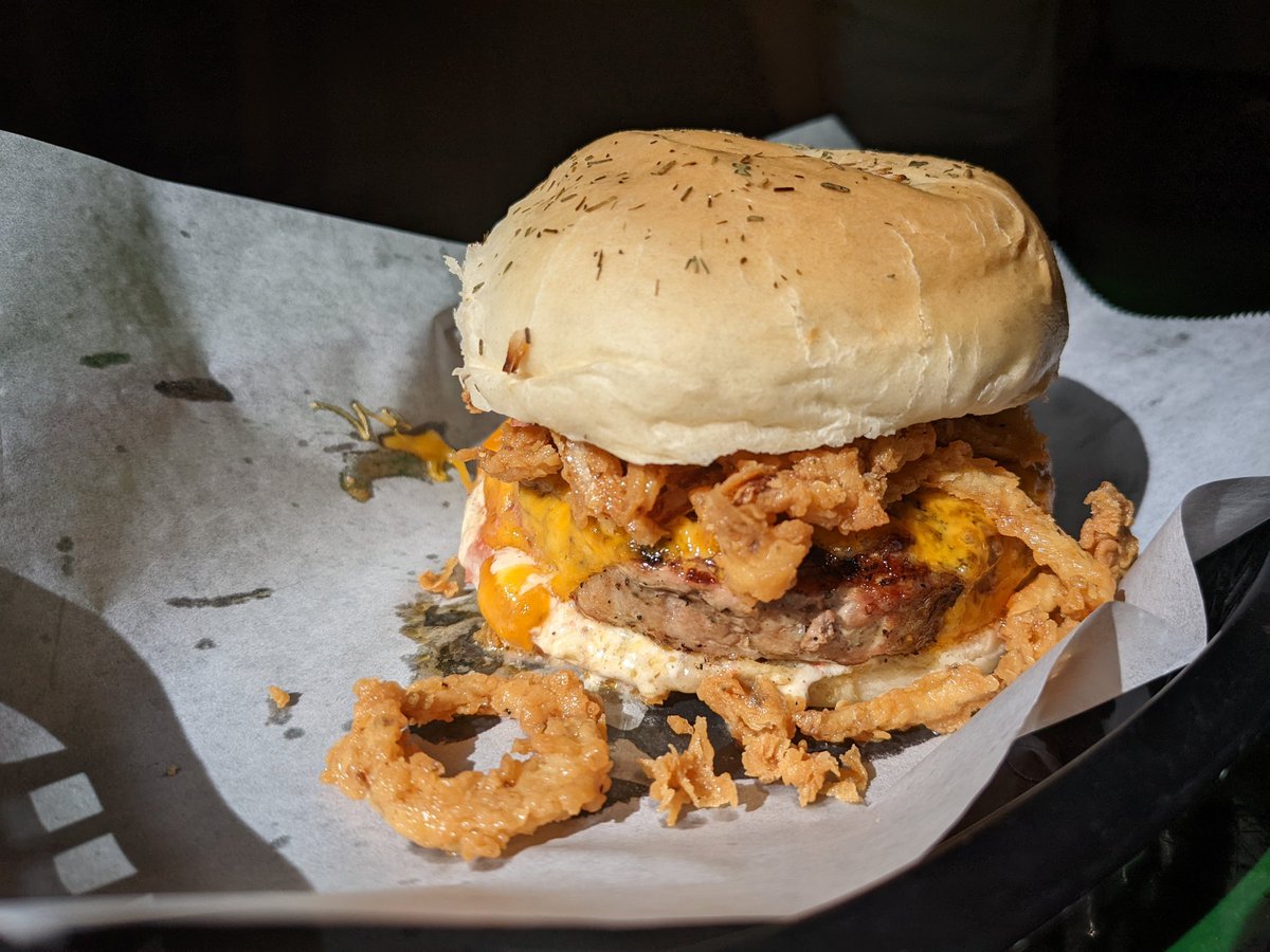 CityAcreBrewing's tweet photo. If burgers could talk, this one would be calling your name. https://t.co/oGK5QKVRXk