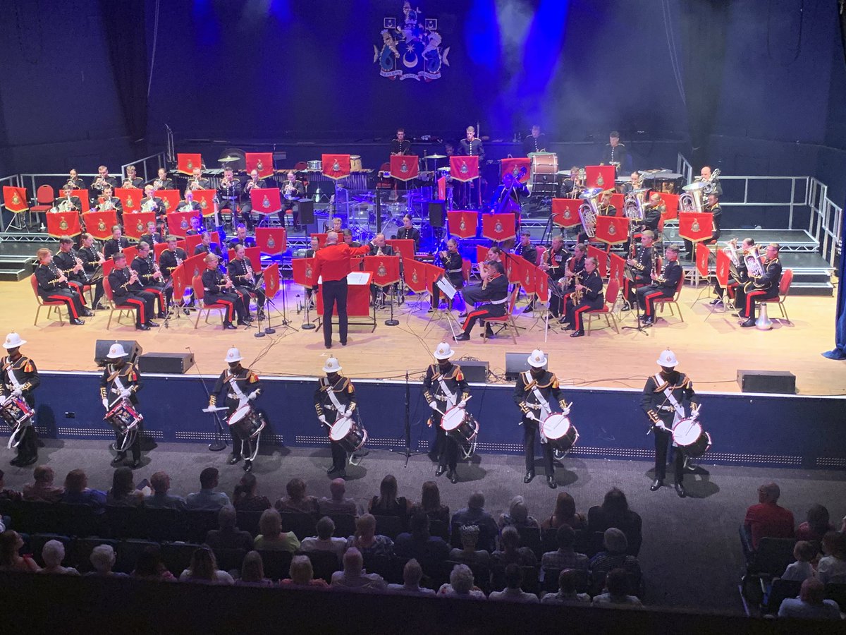 I love meeting our #talented people and am always #amazed. Today was no exception @RMSchoolofMusic newest graduates and staff put on some #awesomemusic @PortsmouthGhall Honour to meet them and their families. @RNJobsUK @MartinJConnell @WO1MickTurnbull