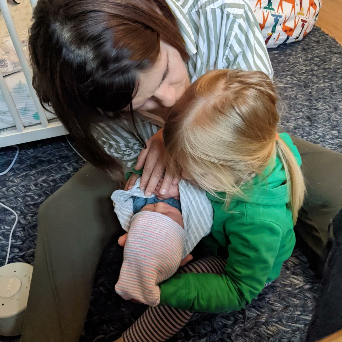 jsadusk's tweet photo. Announcing (a couple weeks late) Helena Finucane Sadusk. Family is doing well and big sister is thrilled https://t.co/Y7958m6uzE