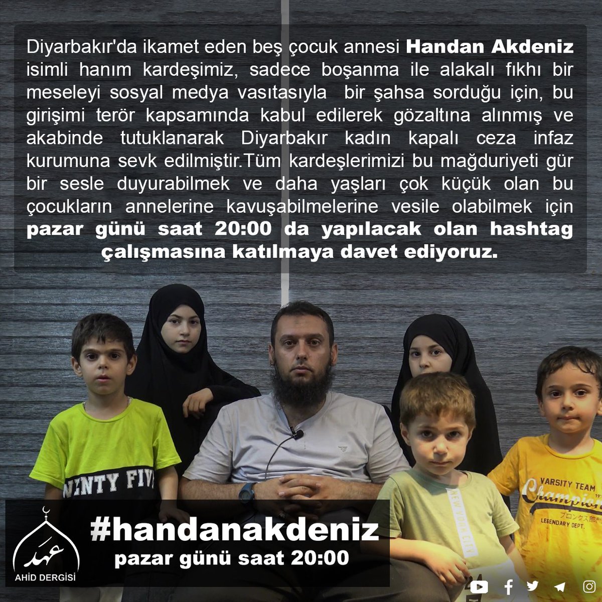 #DiyarbakırdaZuluemvar
#AhidDergisi
#DiyarbakırdaZulümVar
#handanakdeniz
#A101

Hashtag Çalışması Duyuru‼️