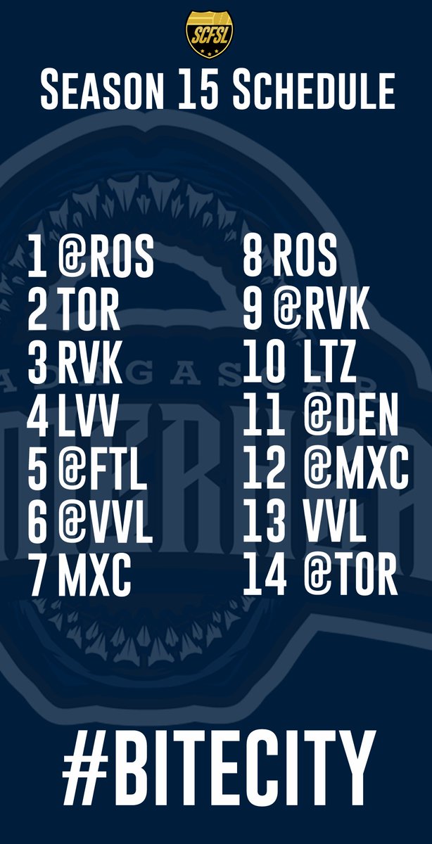 casual_sim's tweet photo. #SCFSL Schedule Cards have dropped for the new season on monday https://t.co/HoUpmb3LAJ