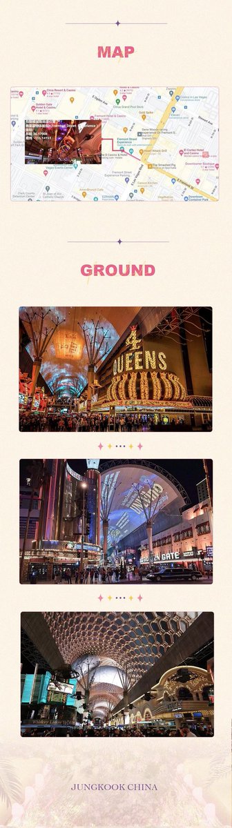 Jungkook__China's tweet photo. 2022 JungkookCHINA Birthday Support #1997Leverrier: Part 1 

Viva Vision Light Show 
Fremont St, Las Vegas 🇺🇸 

✨️First Ever Fan Support Viva Vision Light Show
✨️460mx27m overhead LED Canopy + 24 Massive Column Screens

📅 9.1
Hourly Light Show (24h)
 #Jungkook #정국 @BTS_twt https://t.co/RDj8TlWke9