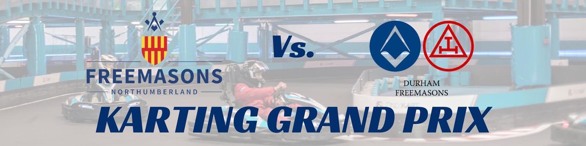 Northumberland Freemasons Provincial Members’ Pathway Team have organised the first Northumberland Province vs Provincial Grand Lodge of Durham Karting GP in Newcastle on 10th September. Read more at northumberlandmasons.org.uk/and-theyre-off/ #freemasons #charity #integrity #friendship #respect