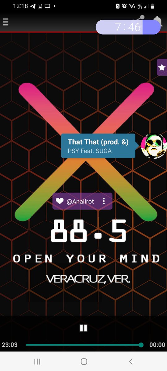 analirot's tweet photo. Esta semana #ThatThat de #PSY Prod.Feat #SUGA de @BTS_twt se queda en el lugar #6 de la #Hitlist de @maximahitlist, gracias y lindo día  @CynthiaPama 💜
@BangtanRDMX https://t.co/OP9Tuh2EMz